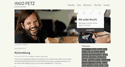 Desktop Screenshot of ingopetz.com